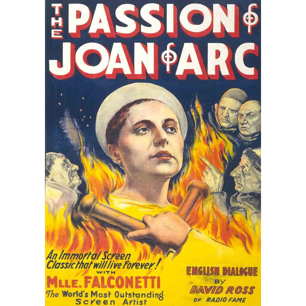 The Passion of Joan of Arc 1928 Movie POSTER PRINT A5 A2 20s Vintage French Cinema Drama Film Wall Art.jpg