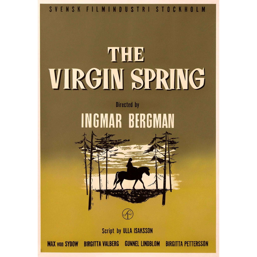 The Virgin Spring 1960 Movie POSTER PRINT A5 A2 60s Bergman Swedish Classic Cinema Film Wall Art Decor.jpg