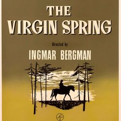 the virgin spring 1960 movie poster print a5 a2 60s bergman swedish classic cinema film wall art decor