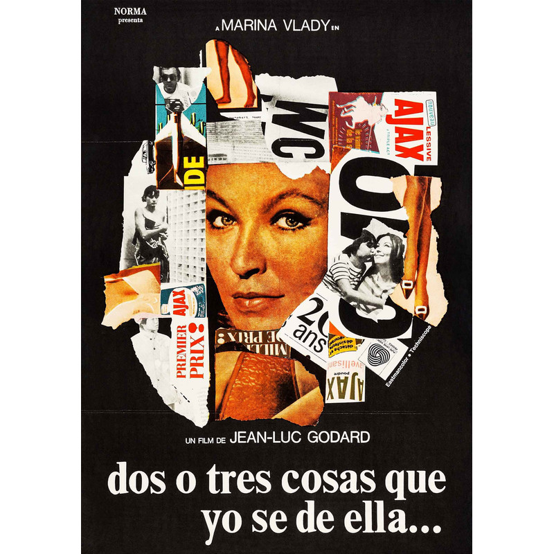 Two or Three Things I Know About Her1967 Movie POSTER PRINT A5A1 Jean-Luc Goddard French Cult Cinema Film 60s Wall Art Decor.jpg