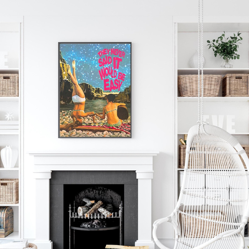 Maximalist Wall Art, Trendy Wall Art, Maximalist Decor, Preppy Wall Art, Preppy Room Decor, Cool Posters,Extra Large Wall Art Apartment Art.jpg