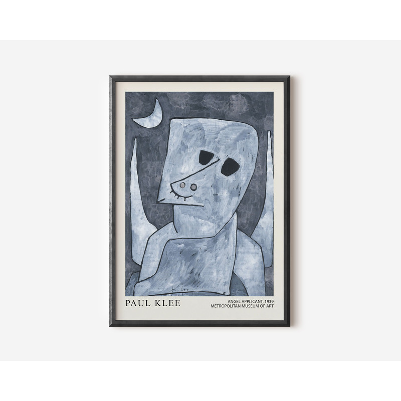 Paul Klee Abstract Wall Art Print, Colourful Modern Art Poster, Blue Grey Exhibition Print, Famous Artist Print, Gallery Wall Home Décor-1.jpg