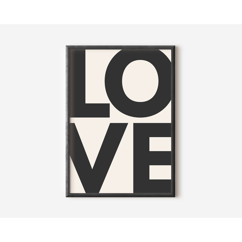 Retro Style Grey and Beige Quote Poster Print, Modern Gallery Wall Art Print, Boho Style Art Print, Wall Decor, Bedroom, Living Room Art-1.jpg