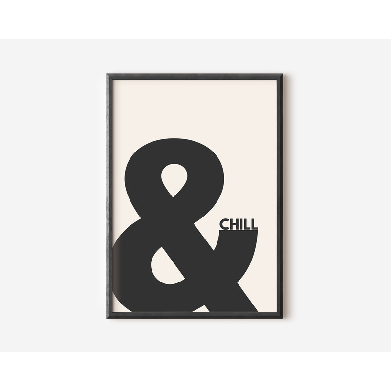 Retro Style Grey and Beige Quote Poster Print, Modern Gallery Wall Art Print, Boho Style Art Print, Wall Decor, Bedroom, Living Room Art-3.jpg