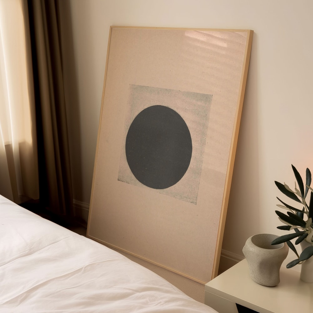 Malevich Black Circle Exhibition Wall Art Print, Modern Art Poster, Minimalist Abstract Wall Art-Vintage Gallery Wall Home Living Room Decor.jpg