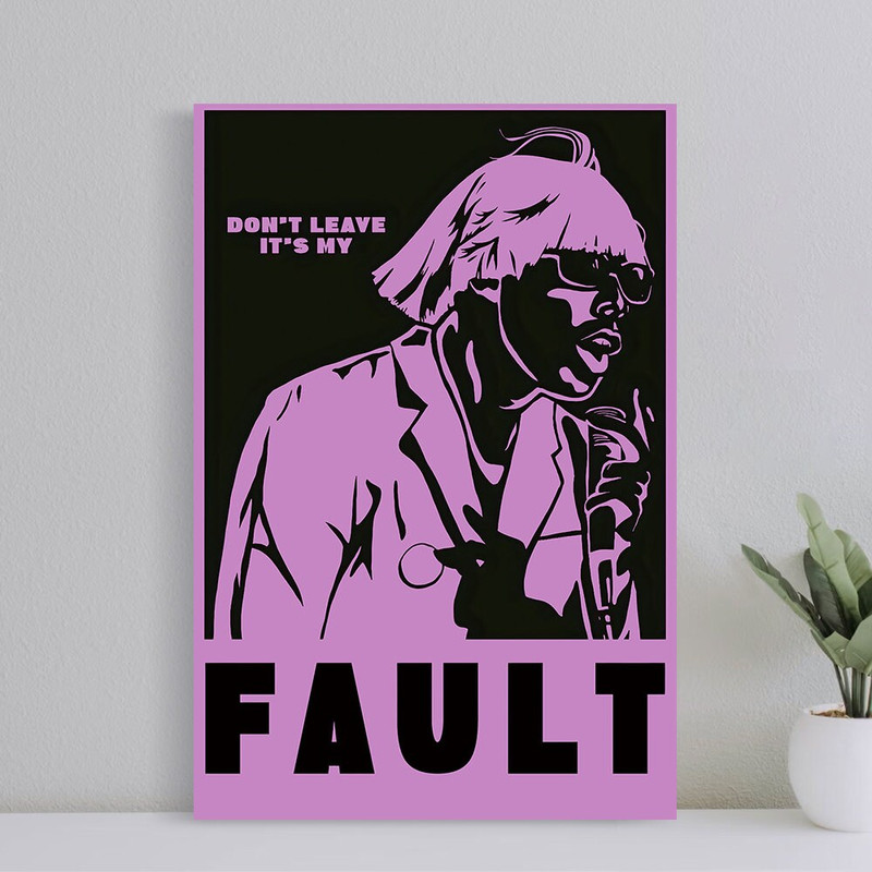FAULT Poster, Wall Art Canvas Print, Art Poster for Gift, Home Decor Poster, Love Gifts (No Frame).jpg