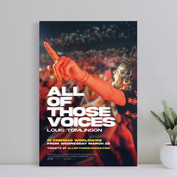 all of those voices movie poster, wall art film print, art poster for gift, home decor poster, (no frame)