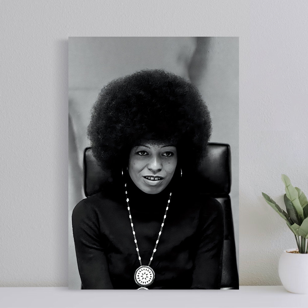 Angela Davis Poster, Wall Art Canvas Print, Art Poster for Gift, Home Decor Poster, Love Gifts (No Frame).jpg