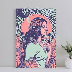 lana del rey music singer poster, wall art film print, art poster for gift, home decor poster, (no frame)