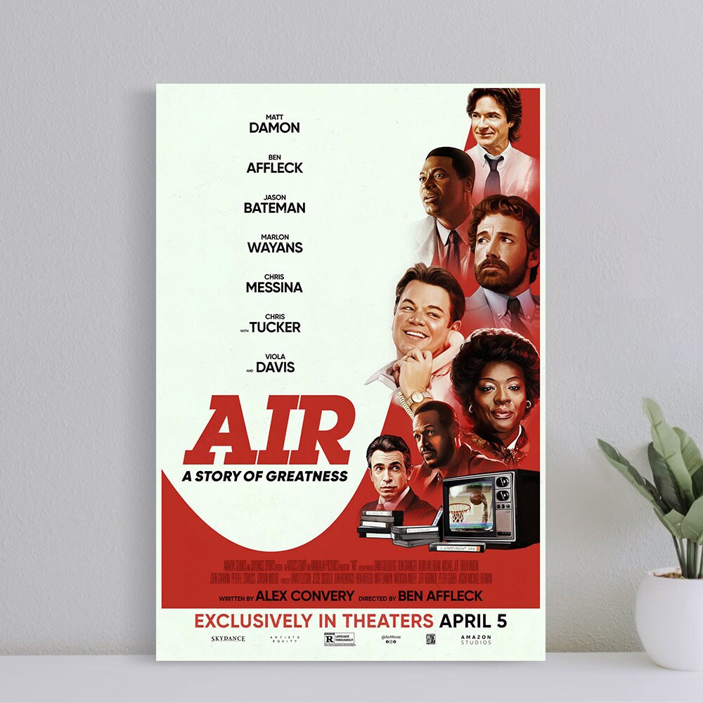 Air Movie Poster, 2023 Air Film Art Print, Wall Art Film Print, Art Poster for Gift, Home Decor, (No Frame).jpg