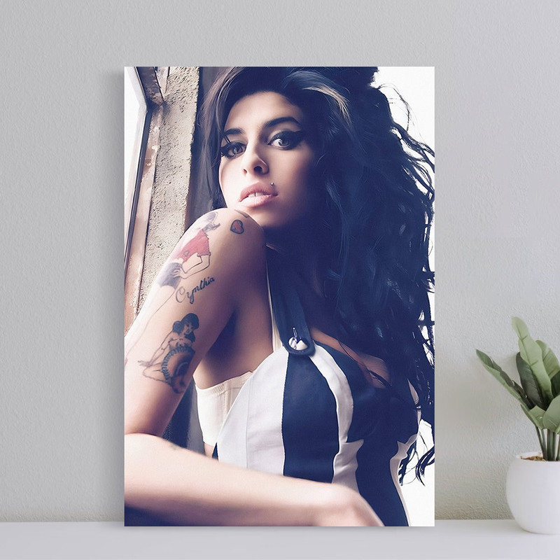 Amy Winehouse Tattoos Poster, Music Print, Wall Art Film Print, Art Poster for Gift, Home Decor, (No Frame).jpg