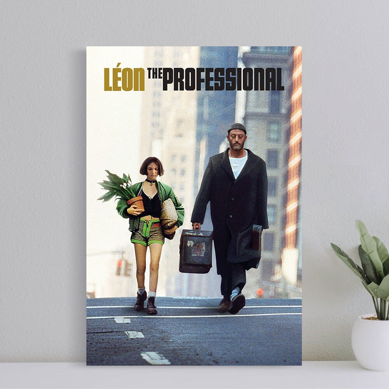 Leon The Professional Movie Poster, Wall Art Film Print, Art Poster for Gift, Home Decor Poster, (No Frame).jpg