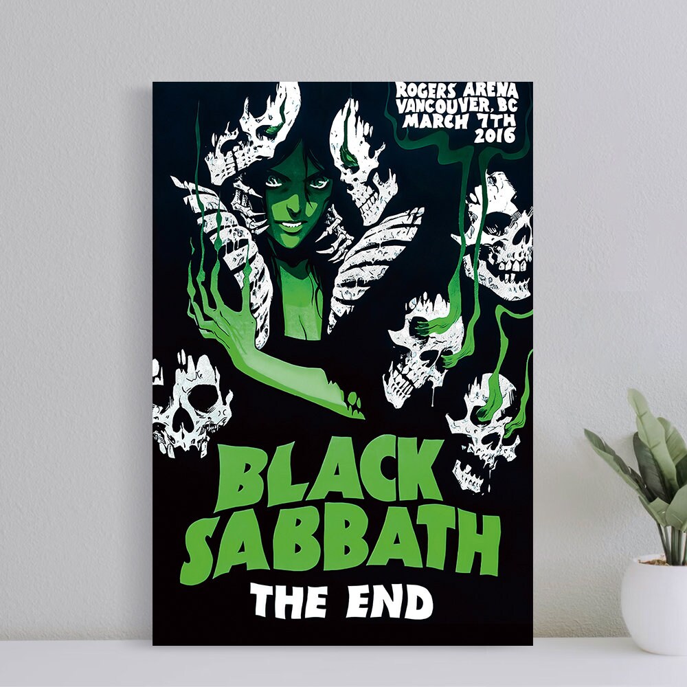 Black Sabbath The End Poster, Wall Art Canvas Print, Art Poster for Gift, Home Decor Poster, Love Gifts (No Frame).jpg