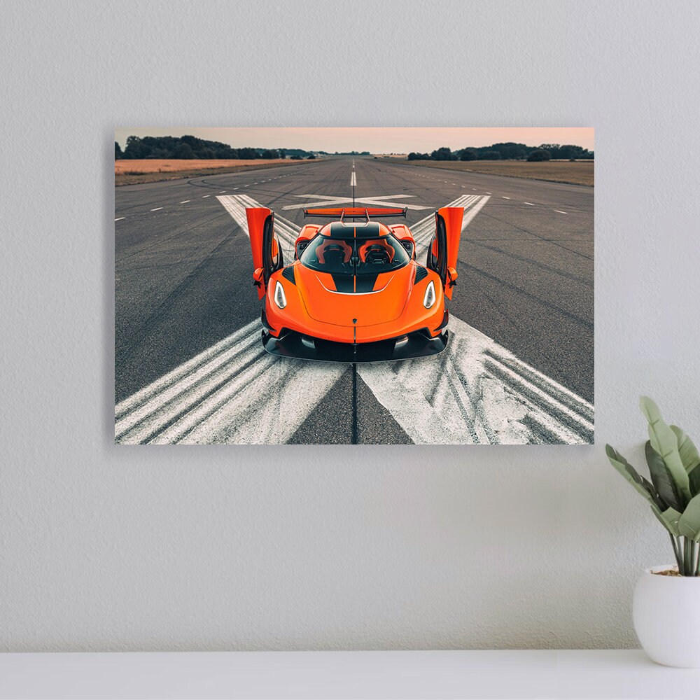 Koenigsegg Jesko Prototype Sport Car Poster, Wall Art Film Print, Art Poster for Gift, Home Decor Poster, (No Frame).jpg
