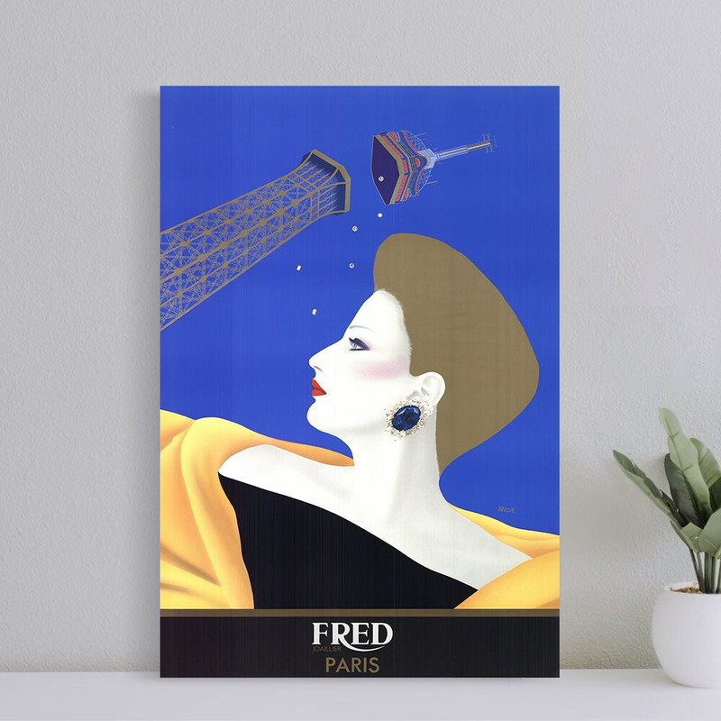 Fred Paris 1984 Original Vintage Movie Poster, Wall Art Film Print, Art Poster for Gift, Home Decor Poster, (No Frame).jpg