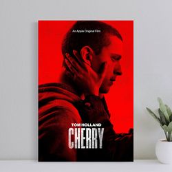 cherry tom holland crime drama action movie poster, wall art film print, art poster for gift, home decor poster, (no fra