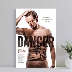 dancer movie poster, wall art film print, art poster for gift, halloween decor poster, halloween gift for men poster, (n