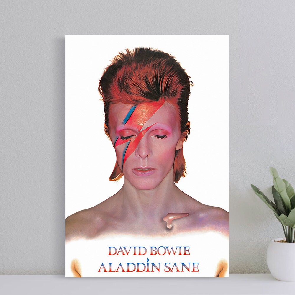 David Bowie Aladdin Sane Album Cover Poster, Wall Art Canvas Print, Art Poster for Gift, Home Decor Poster, Love Gifts (No Frame).jpg