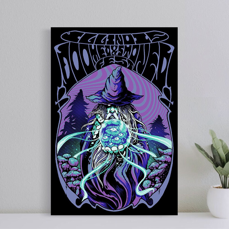 Lineup — Illinois Doomed and Stoned Festival 2023 Poster, Wall Art Film Print, Art Poster for Gift, Home Decor Poster, (No Frame).jpg