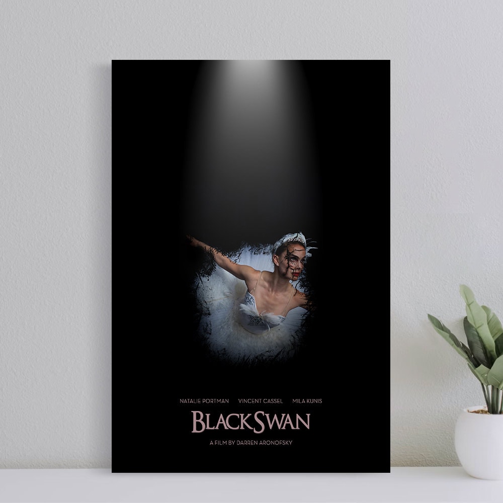 Black Swan Movie Poster, Wall Art Film Print, Art Poster for Gift, Halloween Decor Poster, halloween gift for men Poster, (No Frame).jpg