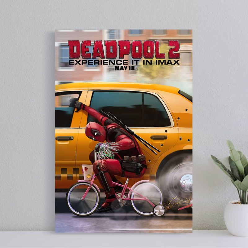 Deadpool 2 Movie Poster, Wall Art Film Print, Art Poster for Gift, Halloween Decor Poster, halloween gift for men Poster, (No Frame).jpg