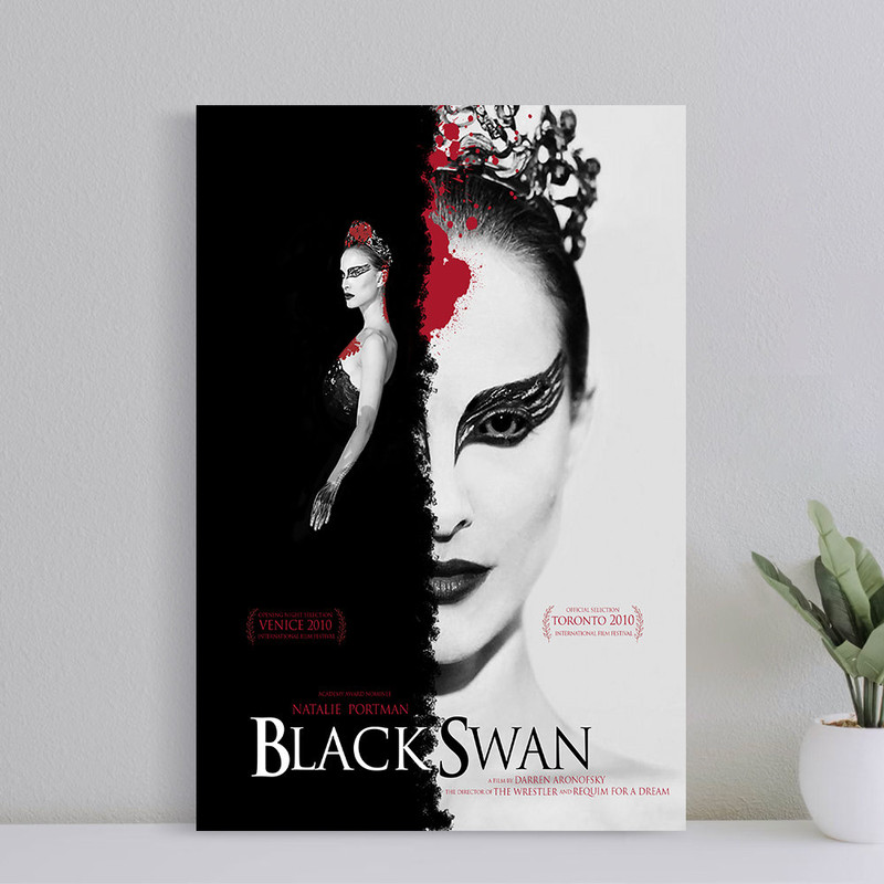 Black Swan Movie Poster, Wall Art Film Print, Art Poster for Gift, Halloween Decor Poster, halloween gift for men Poster, (No Frame)-1.jpg