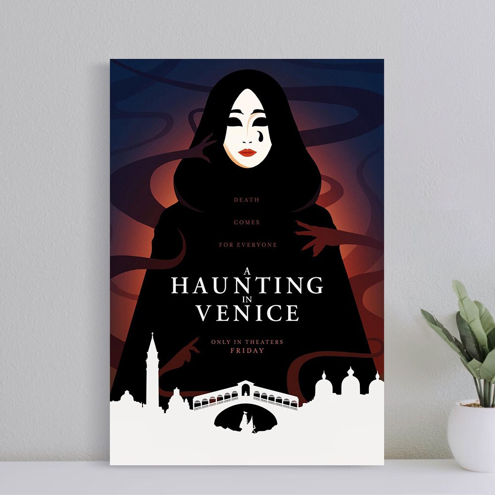 2023 A Haunting in Venice Movie Poster, Art Film Print, Art Poster for Gift, Halloween Decor Poster, halloween gift for men, (No Frame).jpg
