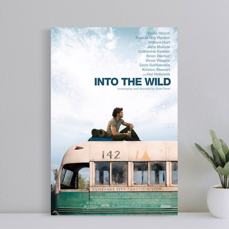 Into the Wild Movie Poster, Wall Art Film Print, Art Poster for Gift, Halloween Decor Poster, halloween gift for men Poster, (No Frame).jpg