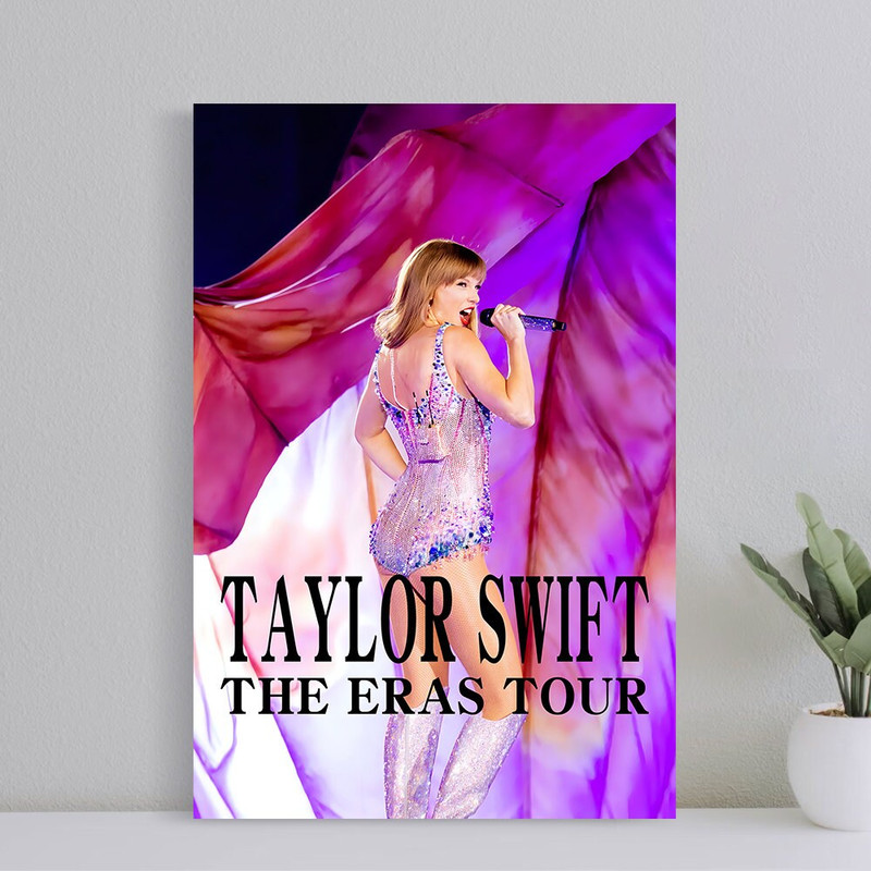 Custom Taylor Swift 2023 Poster Canvas, The Eras tour Concert Poster, Wall Art Print, Art Poster for Gift, Home Decor Poster, (No Frame).jpg