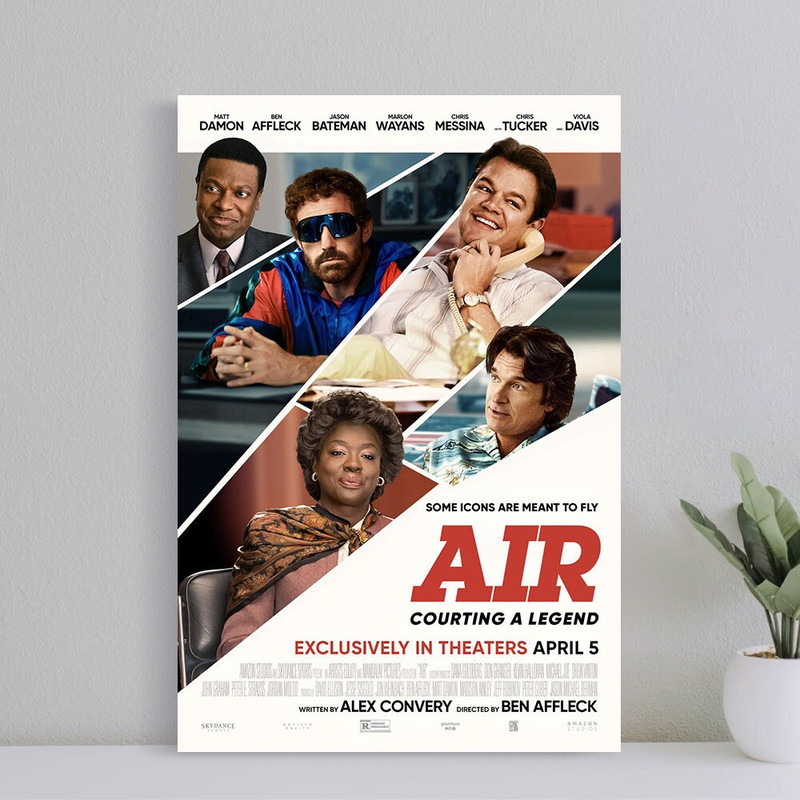 Air Movie Poster, 2023 Film Art Print, Wall Art Film Print, Art Poster for Gift, Halloween Decor Poster, halloween gift for men, (No Frame).jpg