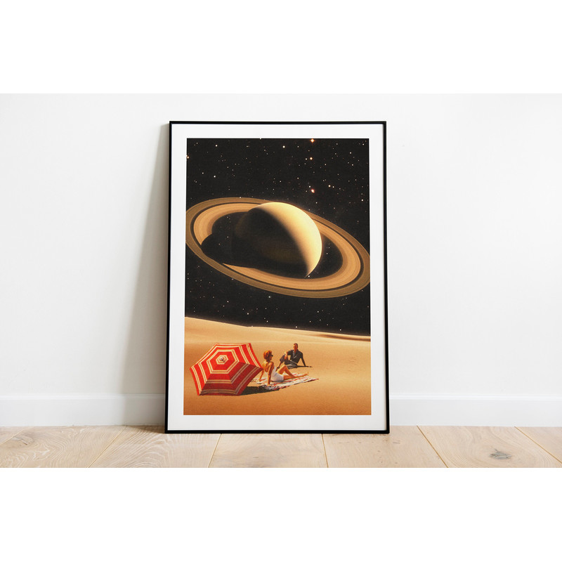 Space Date Cosmic Art Retro Futuristic Art Vintage Art Collage Art Space Adventure Retro Art Romantic Poster Wall Art.jpg