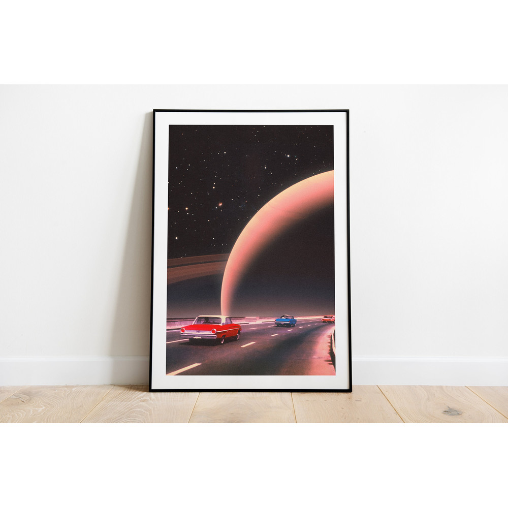 Galactic Commute Retro-Futurism Space Art Vintage Collage Art Sci-Fi Art Surreal Art Cosmic Art Eclectic Decor Wall Art.jpg