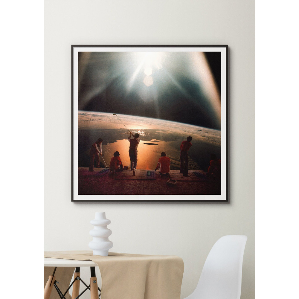 Space Golf Sci-Fi Poster Surreal Collage Cosmic Art Vintage Collage Poster Sports Poster Golf Art Retro Art Wall Art Decor.jpg