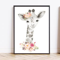 giraffe nursery decor wall art nursery art print giraffe prints giraffe printable wall art giraffe nursery prints safari