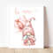 Valentines day pink decor Valentines day printable Watercolor gnomies for Valentines day Valentines pink art print Pink decor for Valentines.jpg