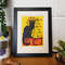 The Cure- Love Cats, Original Hand Pressed Lino Print.jpg