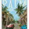 Palm Beach Florida Vintage Style Travel Poster, Palm Beach Florida Print.jpg