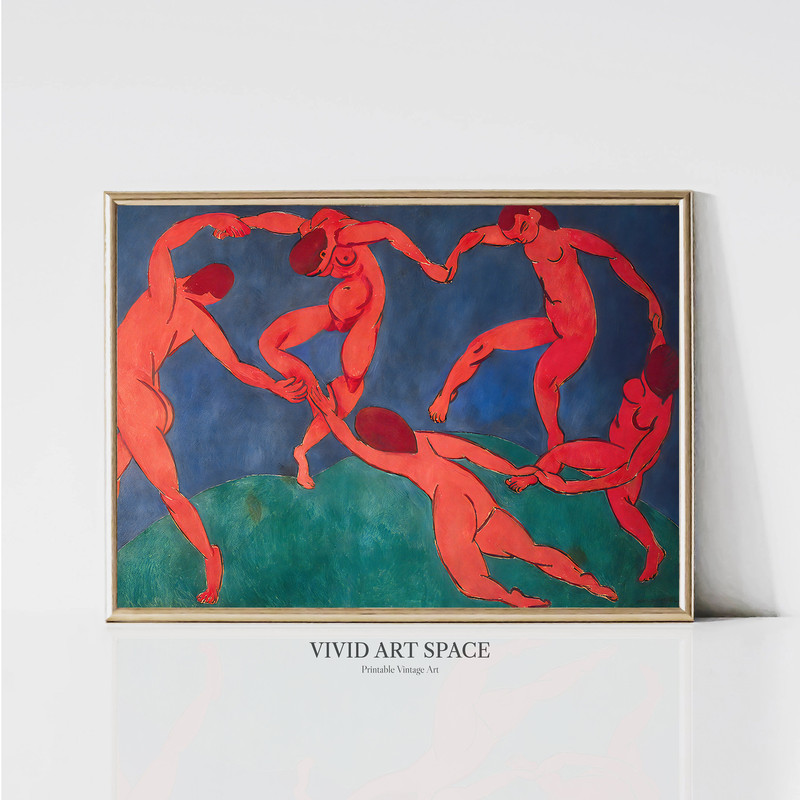 Henri Matisse Dance Fauvism Painting Abstract Art Print Modern Art Print Dance Print Printable Wall Art Digital Download.jpg