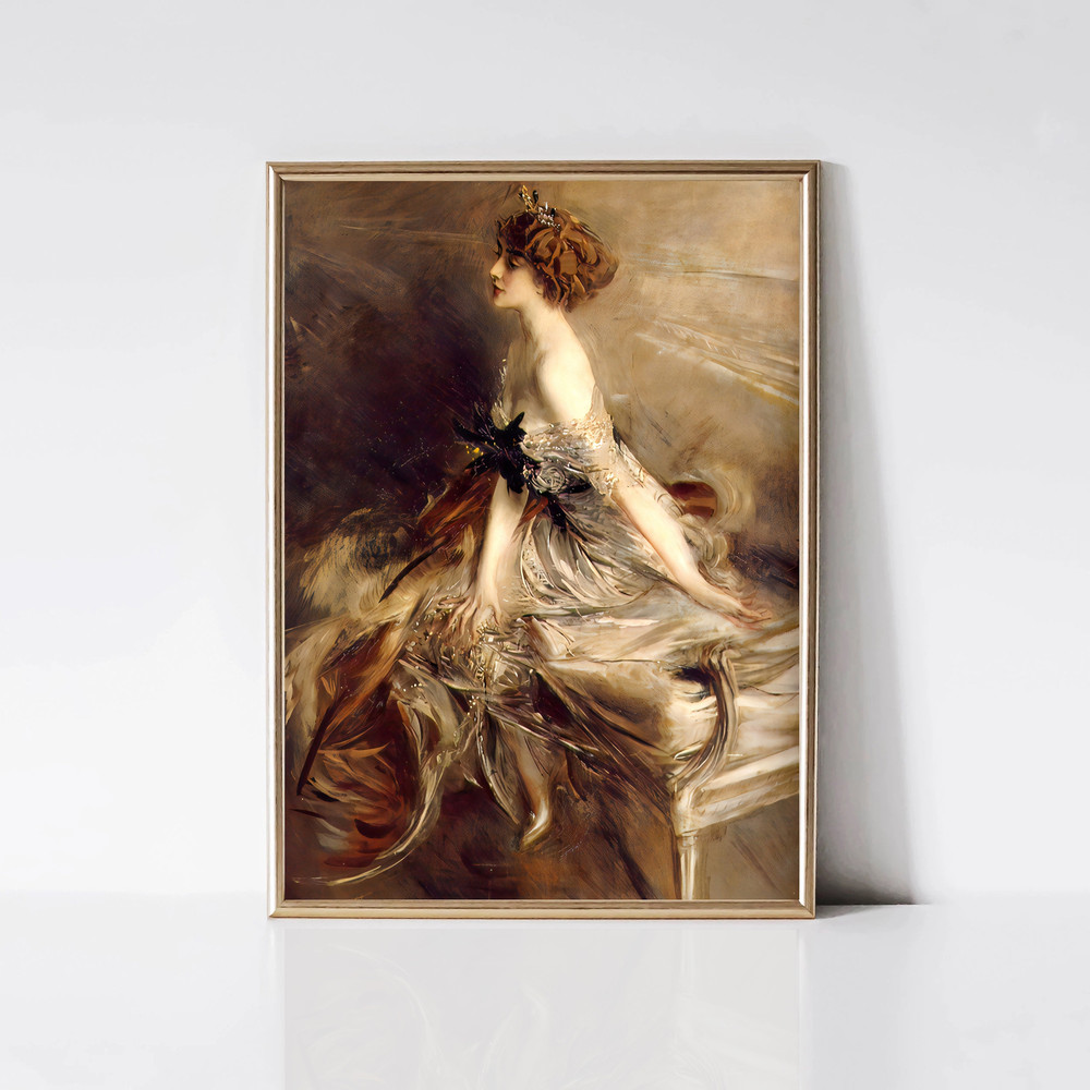 Princess Marthe Bibesco, Giovanni Boldini Vintage Portrait Painting Glamorous Woman Print Printable Poster Wall Art Digital Download.jpg