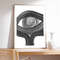 Minimalist poster, abstract art, black and white, The eye, Art print on museum quality paper-12.jpg