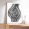 Minimalist poster, abstract art, black and white, The eye, Art print on museum quality paper-13.jpg