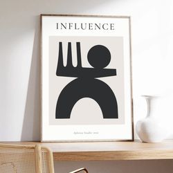 minimalist poster, bastien bouta, influence, abstract art, museum quality art printing on paper