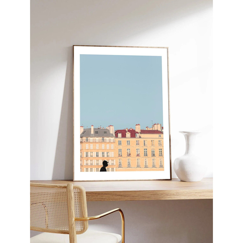 Paris poster, Parisian Cap by Laura Sanchez, Paris photography, Minimalist, museum quality paper.jpg