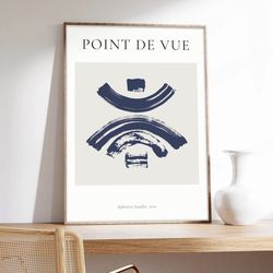 minimalist poster, bastien bouta, point of view, abstract art, art printing on museum quality paper