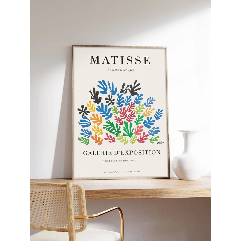 Matisse Poster, Cut Papers, Henri Matisse, Cuts out, Abstract Art, Art print on museum quality paper.jpg