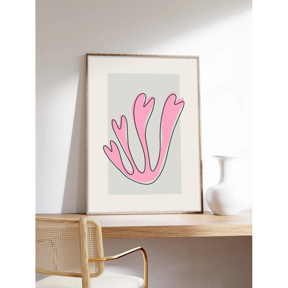 Minimalist poster, Matisse, cut papers, cuts out, Abstract art, Museum quality art printing on paper-3.jpg