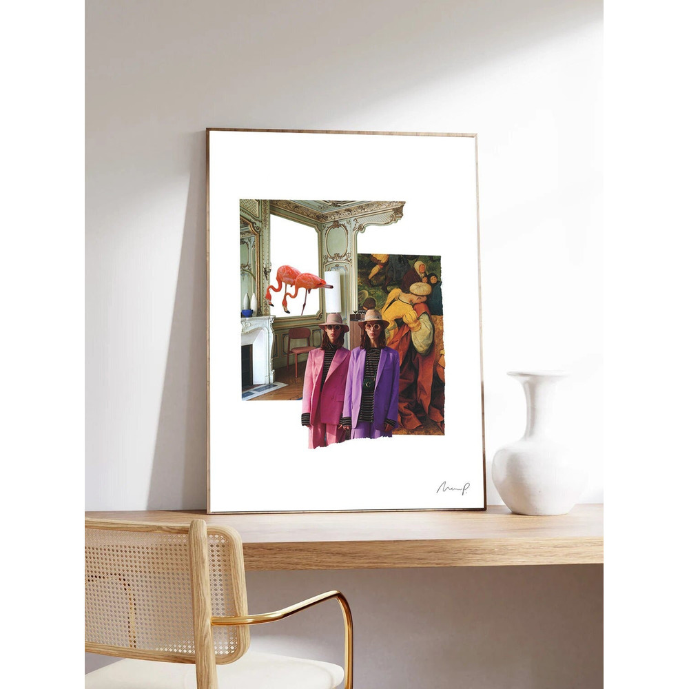 Photo collage, Abstract Art, Art poster, by Marc Palmade, Collage, art print on museum quality paper-3.jpg