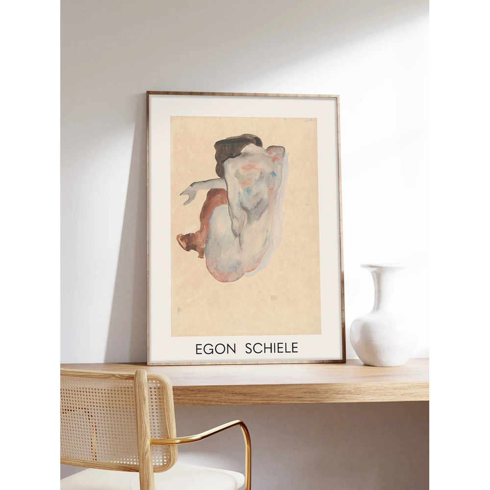Schiele Poster, Women's Poster, Egon Schiele, Exhibition Poster, Museum Quality Art Printing on Paper-1.jpg
