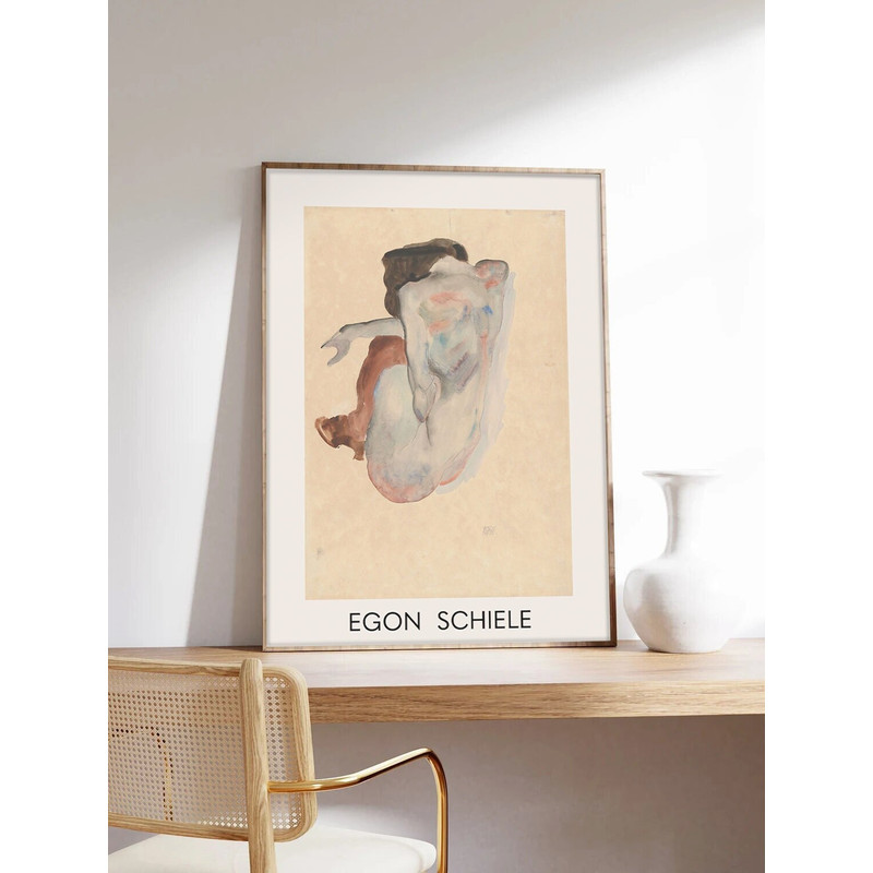 Schiele Poster, Women's Poster, Egon Schiele, Exhibition Poster, Museum Quality Art Printing on Paper-1.jpg