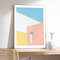 Paris Poster, Geometric Colors by Laura Sanchez, House, Paris Photography, Minimalist, museum quality paper.jpg